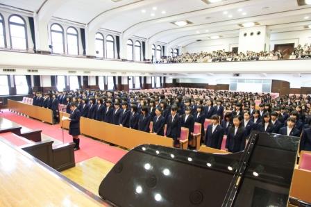 2016年度 入学式 - 活動報告 - お茶の水女子大学附属高等学校